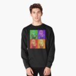 ANIME Boys Sweatshirt – Unisex Casual Concert Pullover for Men & Women with Letter Print
