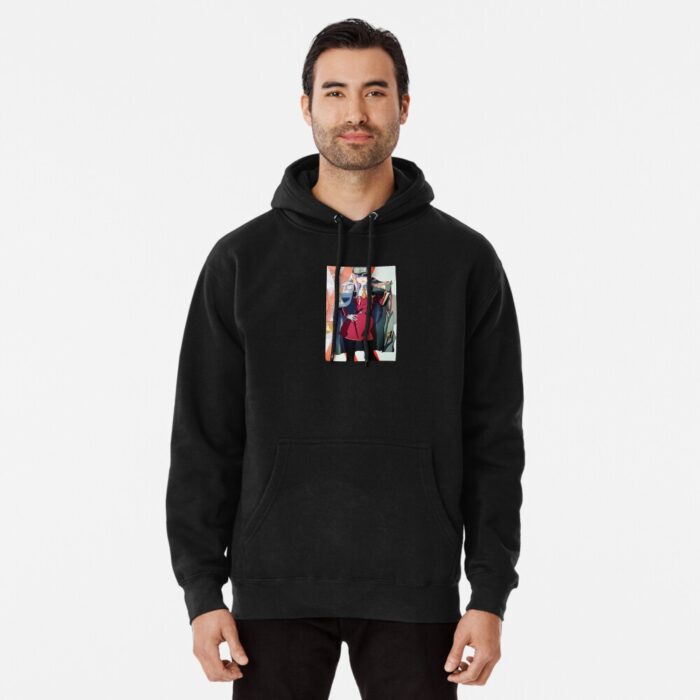 ANIME Boys hoodie – Unisex Casual Concert Pullover for Men & Women with Letter Print