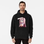 ANIME Boys hoodie – Unisex Casual Concert Pullover for Men & Women with Letter Print