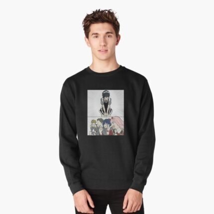 ANIME Boys Sweatshirt – Unisex Casual Concert Pullover for Men & Women with Letter Print