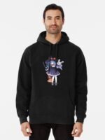 ANIME Boys hoodie – Unisex Casual Concert Pullover for Men & Women with Letter Print