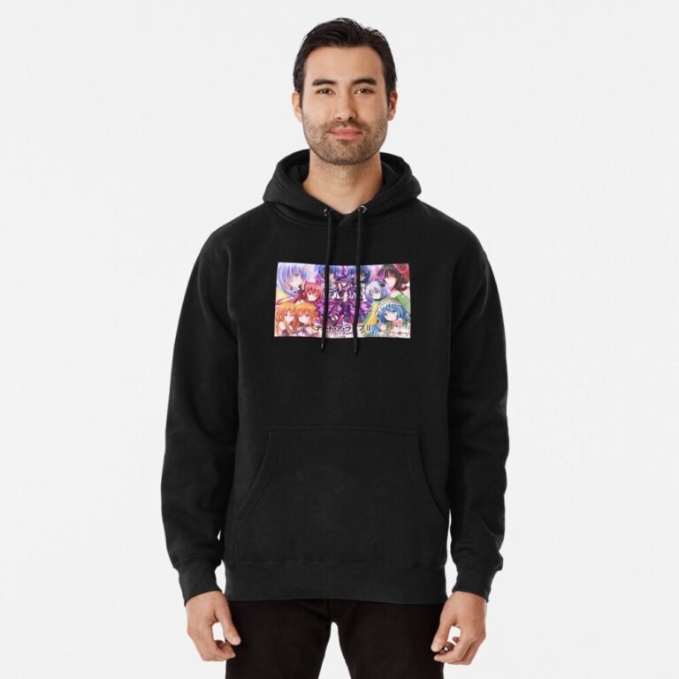 ANIME Boys hoodie – Unisex Casual Concert Pullover for Men & Women with Letter Print