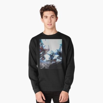 ANIME Boys Sweatshirt – Unisex Casual Concert Pullover for Men & Women with Letter Print