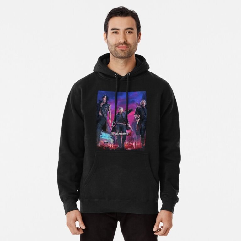 ANIME Boys hoodie – Unisex Casual Concert Pullover for Men & Women with Letter Print