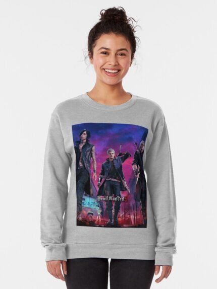 ANIME Boys Sweatshirt – Unisex Casual Concert Pullover for Men & Women with Letter Print