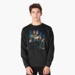 ANIME Boys Sweatshirt – Unisex Casual Concert Pullover for Men & Women with Letter Print