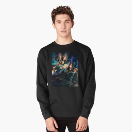 ANIME Boys Sweatshirt – Unisex Casual Concert Pullover for Men & Women with Letter Print