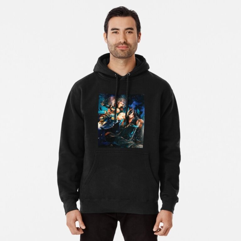 ANIME Boys hoodie – Unisex Casual Concert Pullover for Men & Women with Letter Print