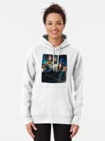 ANIME Boys hoodie – Unisex Casual Concert Pullover for Men & Women with Letter Print