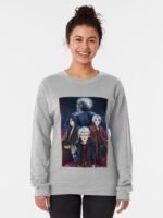 ANIME Boys Sweatshirt – Unisex Casual Concert Pullover for Men & Women with Letter Print