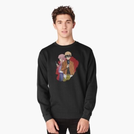 ANIME Boys sweatshirt – Unisex Casual Concert Pullover for Men & Women with Letter Print