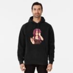 ANIME Boys hoodie – Unisex Casual Concert Pullover for Men & Women with Letter Print