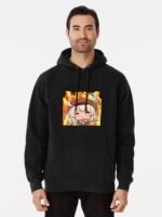 ANIME Boys hoodie – Unisex Casual Concert Pullover for Men & Women with Letter Print