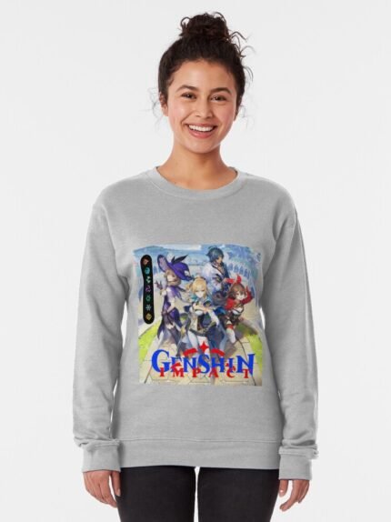 ANIME Boys Sweatshirt – Unisex Casual Concert Pullover for Men & Women with Letter Print