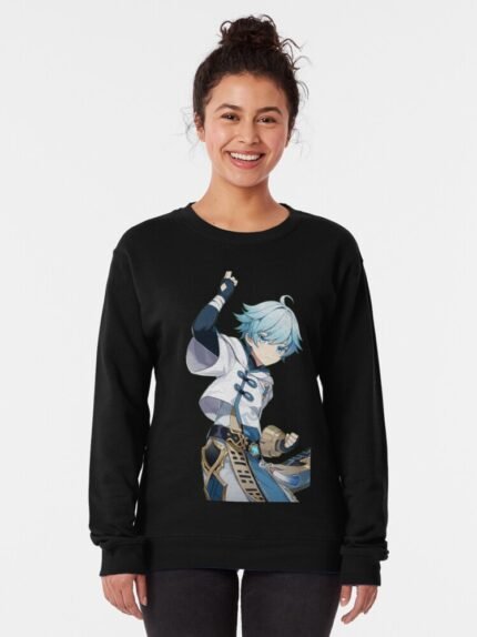 ANIME Boys sweatshirt – Unisex Casual Concert Pullover for Men & Women with Letter Print