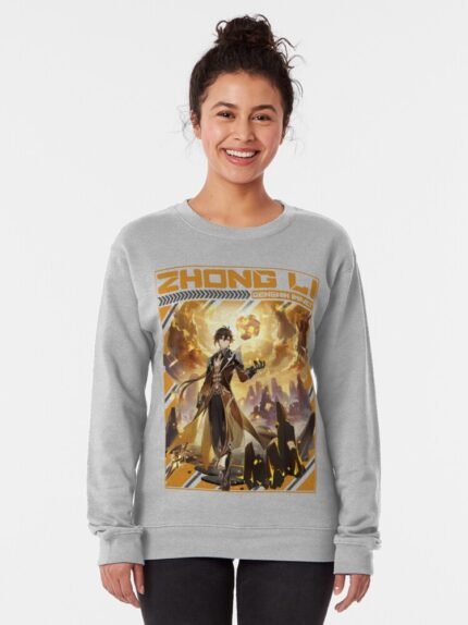 ANIME Boys Sweatshirt – Unisex Casual Concert Pullover for Men & Women with Letter Print