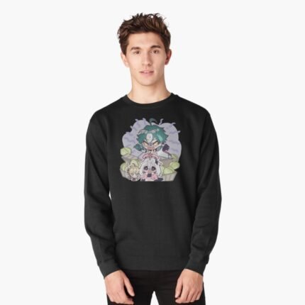 ANIME Boys Sweatshirt – Unisex Casual Concert Pullover for Men & Women with Letter Print