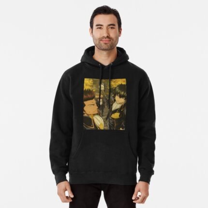 ANIME Boys hoodie – Unisex Casual Concert Pullover for Men & Women with Letter Print