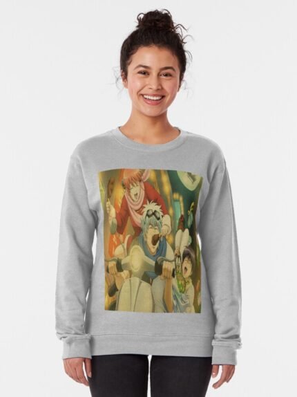 ANIME Boys Sweatshirt – Unisex Casual Concert Pullover for Men & Women with Letter Print