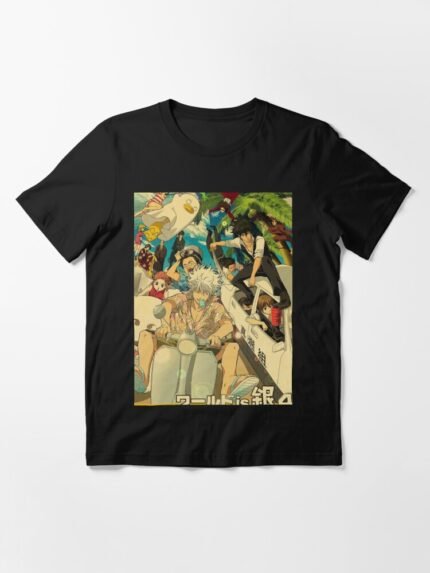 ANIME Boys tshirts – Unisex Casual Concert Pullover for Men & Women with Letter Print