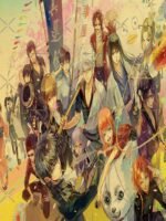 ANIME Boys hoodie – Unisex Casual Concert Pullover for Men & Women with Letter Print