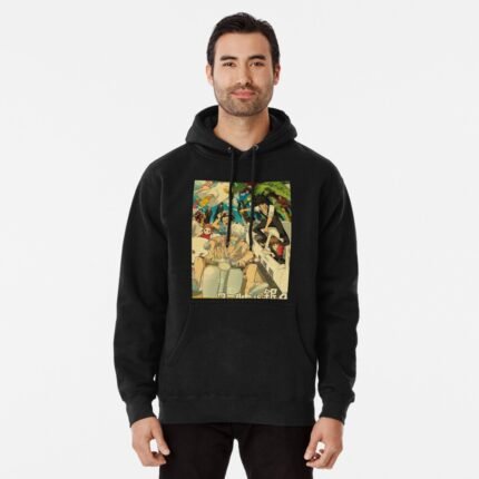 ANIME Boys hoodie – Unisex Casual Concert Pullover for Men & Women with Letter Print