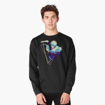ANIME Boys Sweatshirt – Unisex Casual Concert Pullover for Men & Women with Letter Print