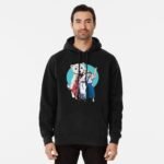 ANIME Boys hoodie – Unisex Casual Concert Pullover for Men & Women with Letter Print