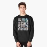 ANIME Boys Sweatshirt – Unisex Casual Concert Pullover for Men & Women with Letter Print