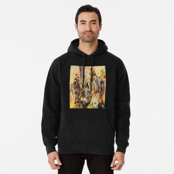 ANIME Boys hoodie – Unisex Casual Concert Pullover for Men & Women with Letter Print