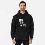 ANIME Boys hoodie – Unisex Casual Concert Pullover for Men & Women with Letter Print