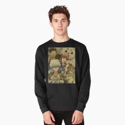 ANIME Boys Sweatshirt – Unisex Casual Concert Pullover for Men & Women with Letter Print