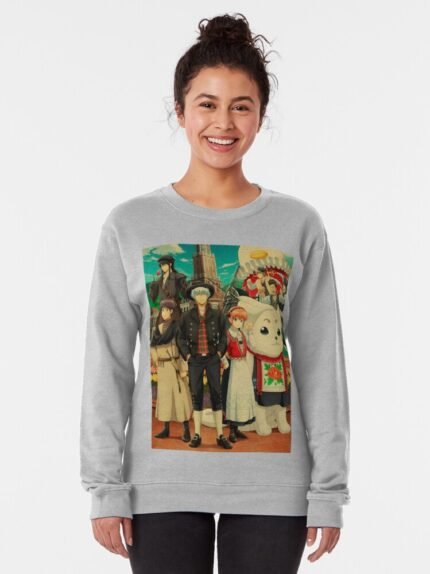 ANIME Boys Sweatshirt – Unisex Casual Concert Pullover for Men & Women with Letter Print