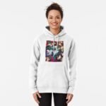 ANIME Boys hoodie – Unisex Casual Concert Pullover for Men & Women with Letter Print