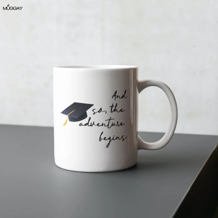 GRADUATION DAY -Boys-Mugs-Men-Women-Concert-Letters-Coffee-Mug-Casual
