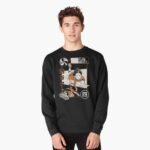 ANIME Boys Sweatshirt – Unisex Casual Concert Pullover for Men & Women with Letter Print