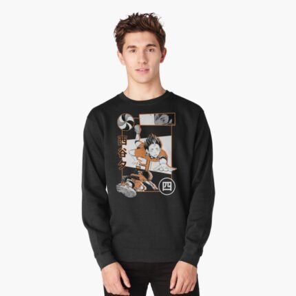 ANIME Boys Sweatshirt – Unisex Casual Concert Pullover for Men & Women with Letter Print