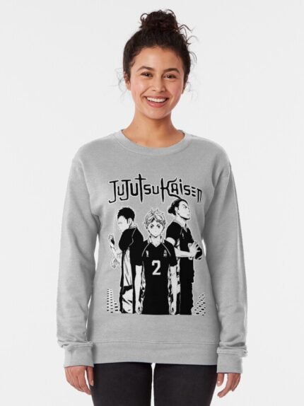 ANIME Boys Sweatshirt – Unisex Casual Concert Pullover for Men & Women with Letter Print