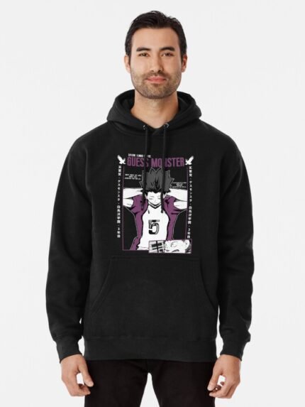 ANIME Boys hoodie – Unisex Casual Concert Pullover for Men & Women with Letter Print