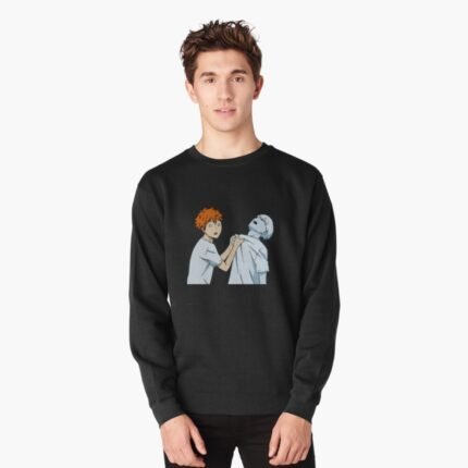 ANIME Boys Sweatshirt – Unisex Casual Concert Pullover for Men & Women with Letter Print