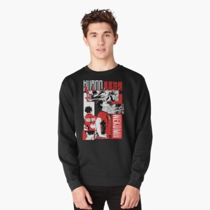 ANIME Boys Sweatshirt – Unisex Casual Concert Pullover for Men & Women with Letter Print
