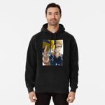 ANIME Boys hoodie – Unisex Casual Concert Pullover for Men & Women with Letter Print