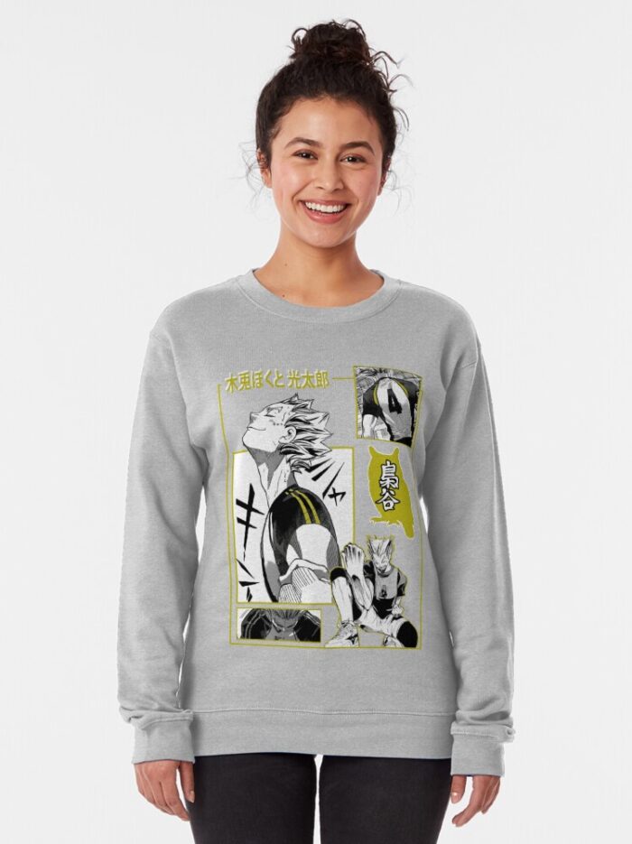 ANIME Boys Sweatshirt – Unisex Casual Concert Pullover for Men & Women with Letter Print
