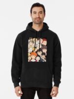 ANIME Boys hoodie – Unisex Casual Concert Pullover for Men & Women with Letter Print