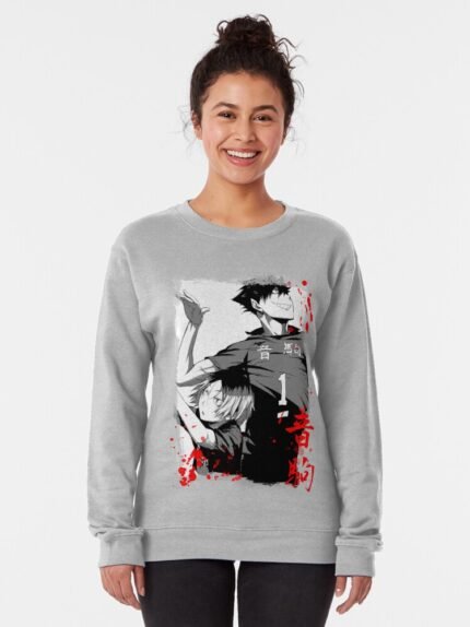 ANIME Boys Sweatshirt – Unisex Casual Concert Pullover for Men & Women with Letter Print