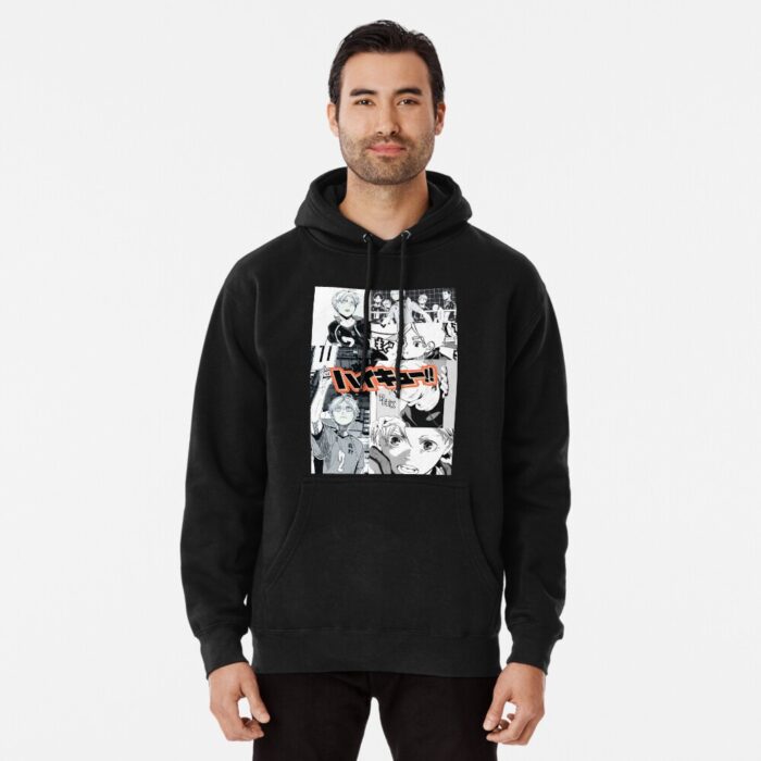 ANIME Boys hoodie – Unisex Casual Concert Pullover for Men & Women with Letter Print