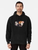 ANIME Boys hoodie – Unisex Casual Concert Pullover for Men & Women with Letter Print