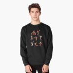ANIME Boys Sweatshirt – Unisex Casual Concert Pullover for Men & Women with Letter Print