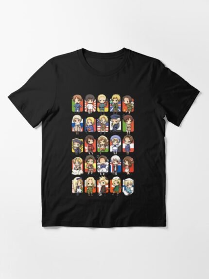 ANIME Boys tshirts – Unisex Casual Concert Pullover for Men & Women with Letter Print