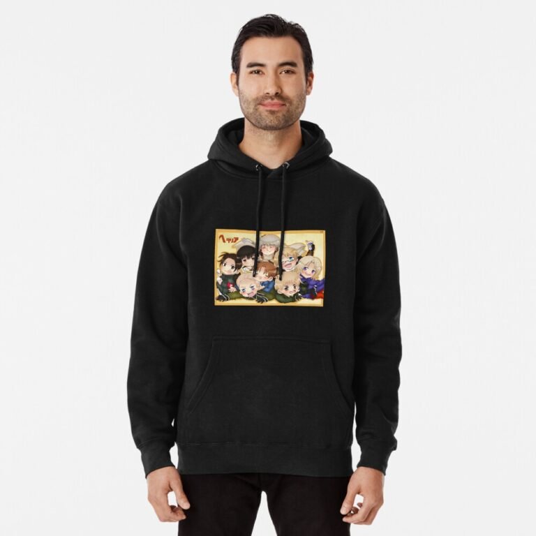 ANIME Boys hoodie – Unisex Casual Concert Pullover for Men & Women with Letter Print